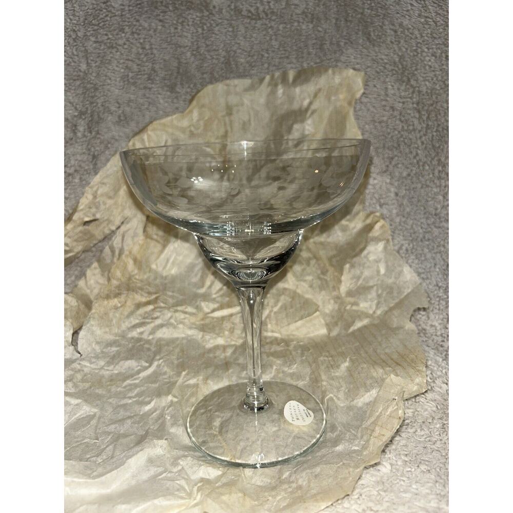Princess House Heritage Pattern Margarita Glasses Set Of 4